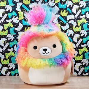 Squishmallow Leonard the Lion 10" 2021 SquishDoos Stuffed Animal Plush NWT